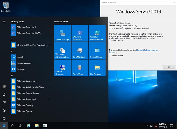 Baixe a versão completa mais recente do Windows Server 2019