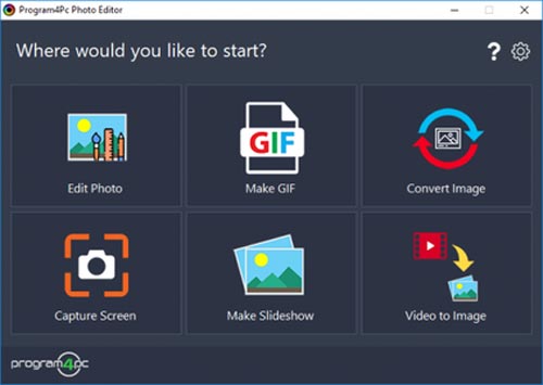 Download grátis da versão completa do editor de fotos do Program4pc
