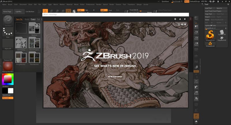 Pixologic Zbrush 2019 Download grátis da versão completa