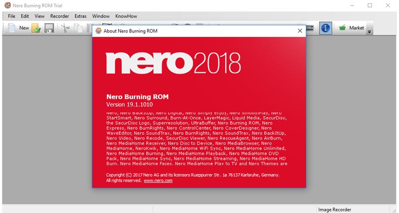 Download grátis do Nero 2018