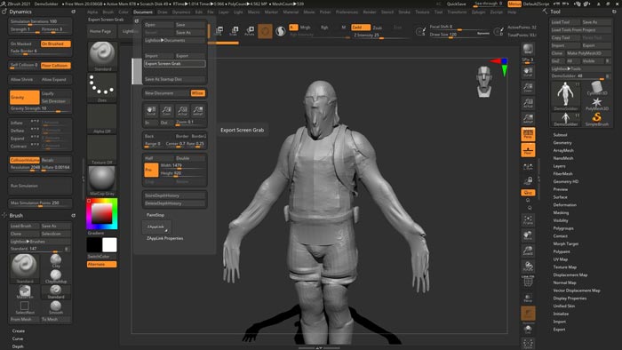 Download grátis Pixologic Zbrush 2021 versão completa 64 bits