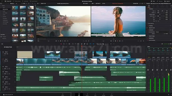 Baixe o DaVinci Resolve Studio Mac Full Crack 18 mais recente