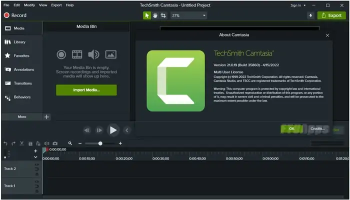 Baixe Camtasia 2022 Full Crack 64 bits