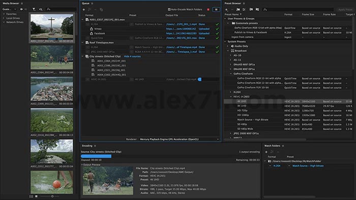 Baixe a versão completa do Media Encoder 2022 Mac gratuitamente Monterey