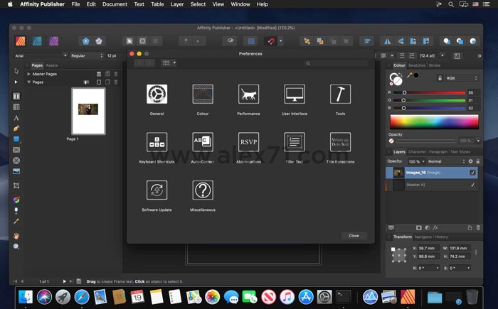 Download grátis Affinity Publisher Mac Full Crack