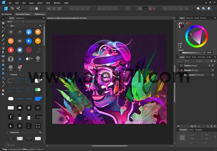 Download grátis Affinity Designer Mac Full Crack