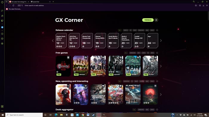 Baixe o Opera GX mais recente gratuitamente