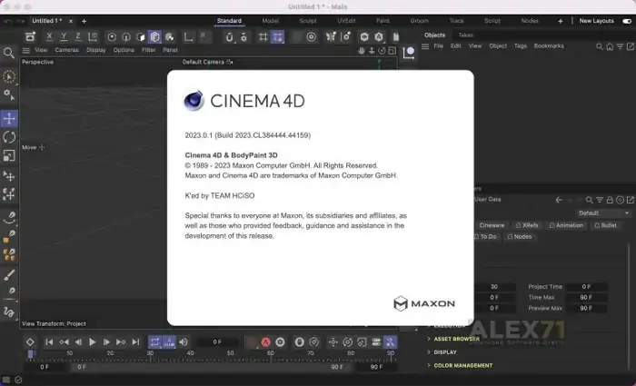 Baixe a versão completa mais recente do Cinema 4D Mac