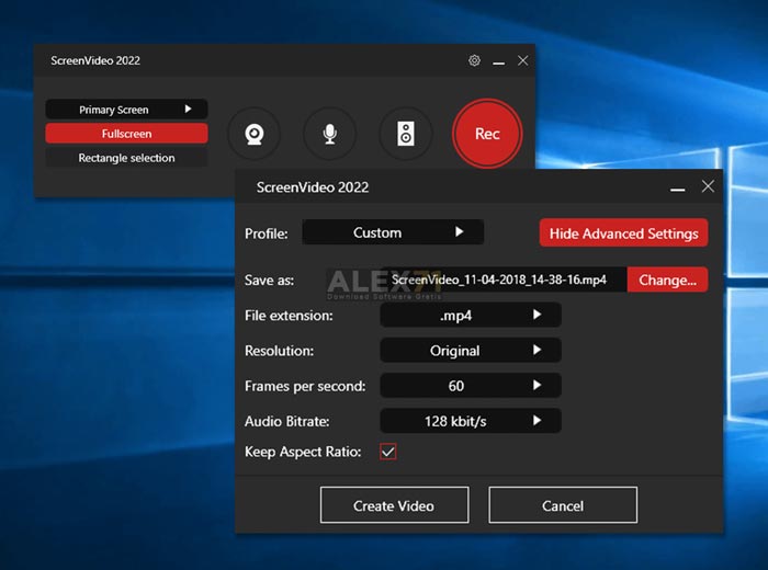 Baixe Abelssoft ScreenVideo versão completa de 64 bits