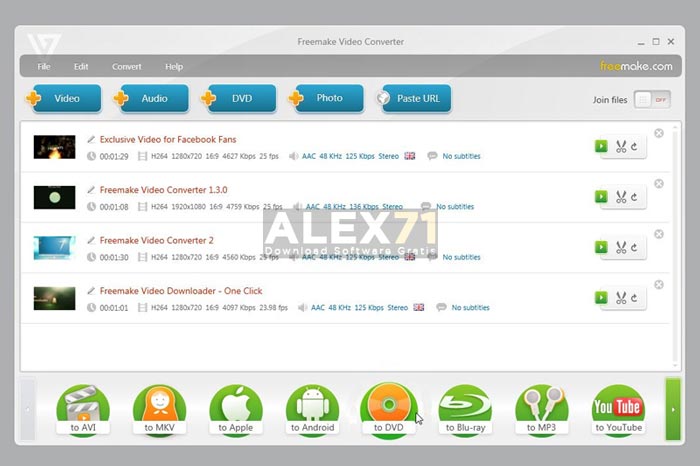 Baixe a versão completa mais recente do Freemake Video Converter