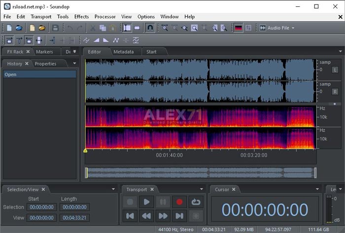 Baixe a versão completa do Soundop Audio Editor