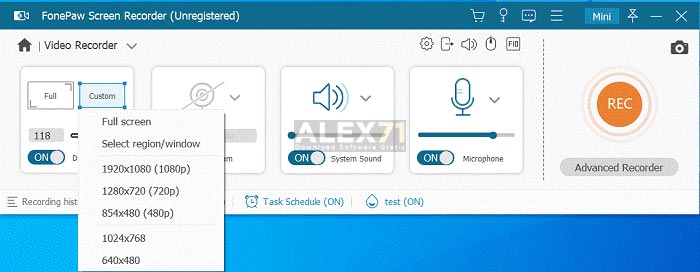 Baixe a versão completa do gravador de tela Fonepaw gratuitamente