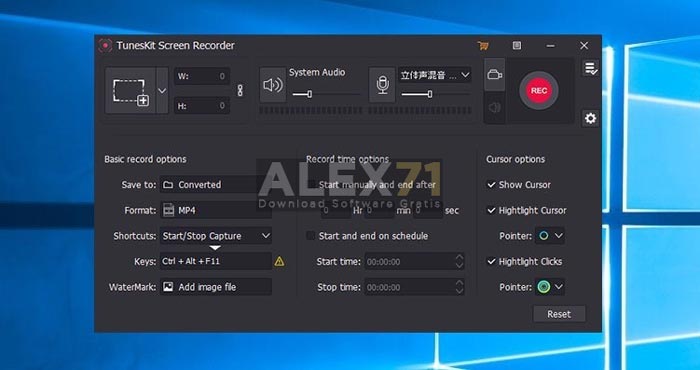 Baixe o gravador de tela Tuneskit completo crack 64 bits