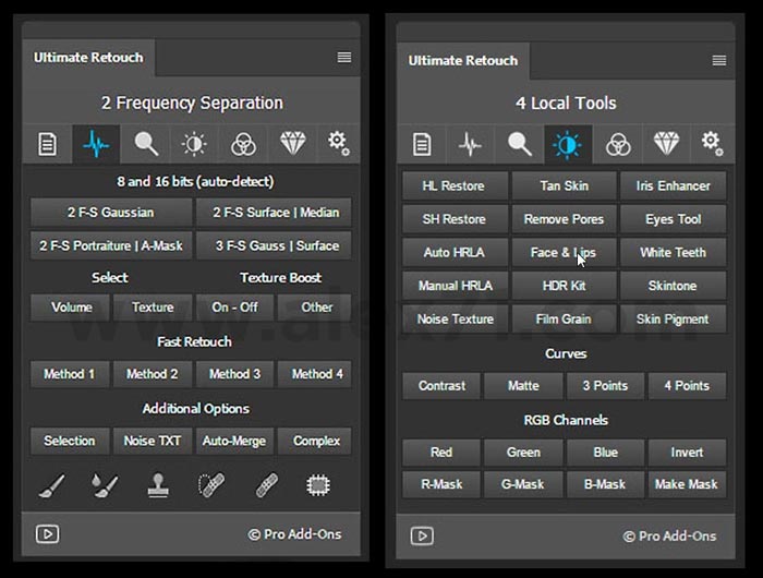 Baixe a versão completa do Ultimate Retouch Panel para Photoshop