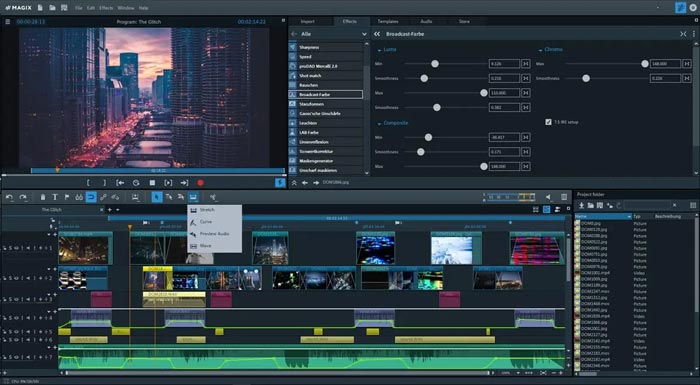 Baixe Magix Video Pro X15 versão completa de 64 bits