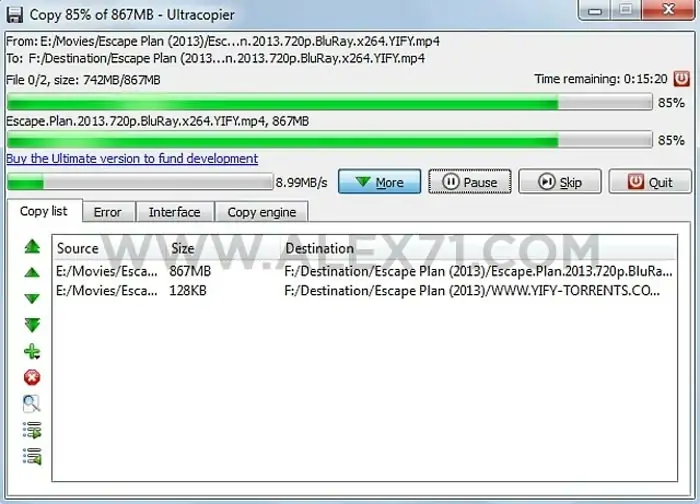 Download grátis do Ultracopier Full Crack