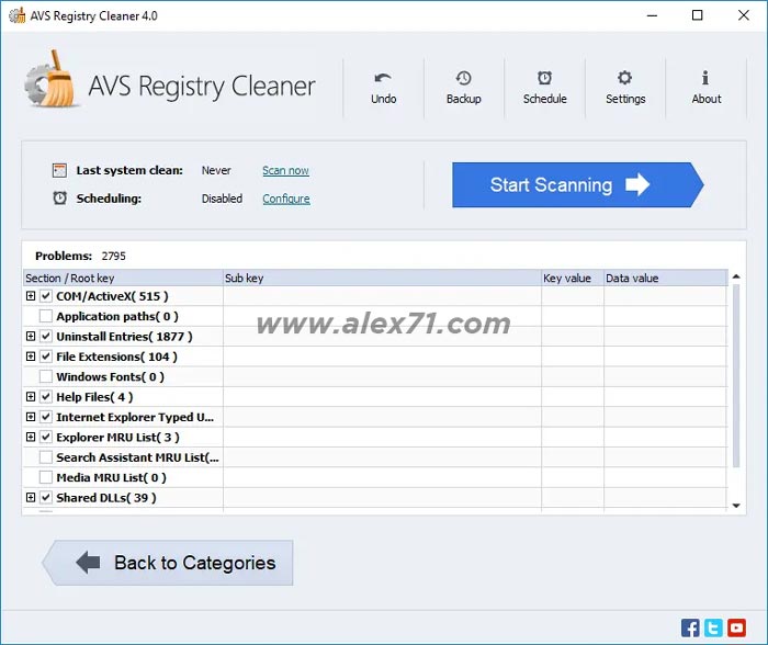 Baixe gratuitamente a versão completa do AVS Registry Cleaner