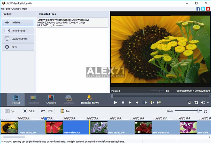 Baixe AVS Video ReMaker versão completa para PC Windows