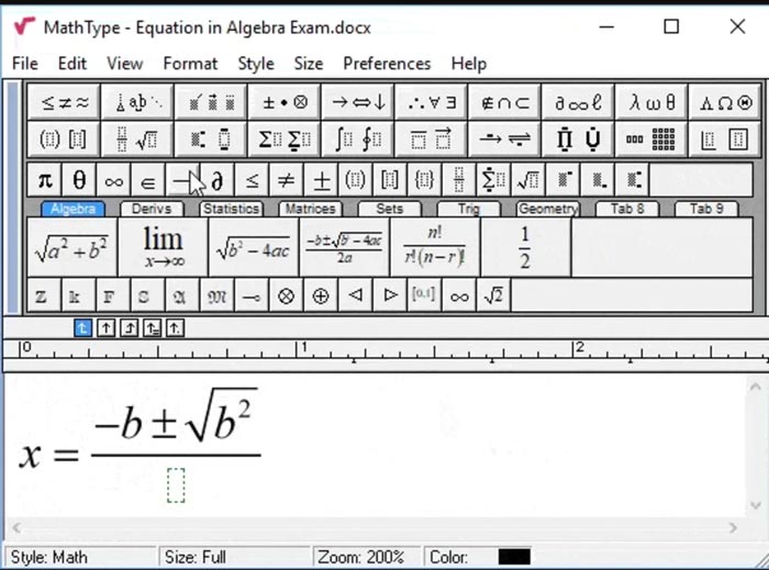 Baixe a versão completa do Mathtype gratuitamente