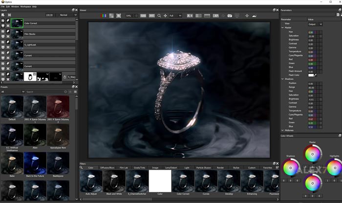 Baixe o plug-in VFX da versão completa do Boris FX Optics