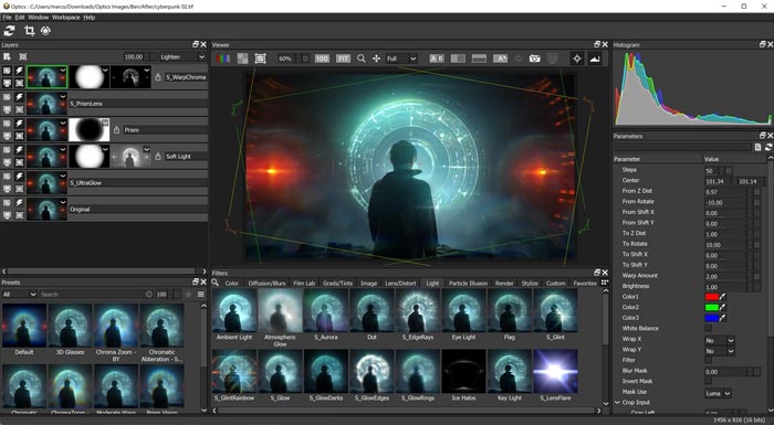 Download grátis Boris FX Optics versão completa de 64 bits