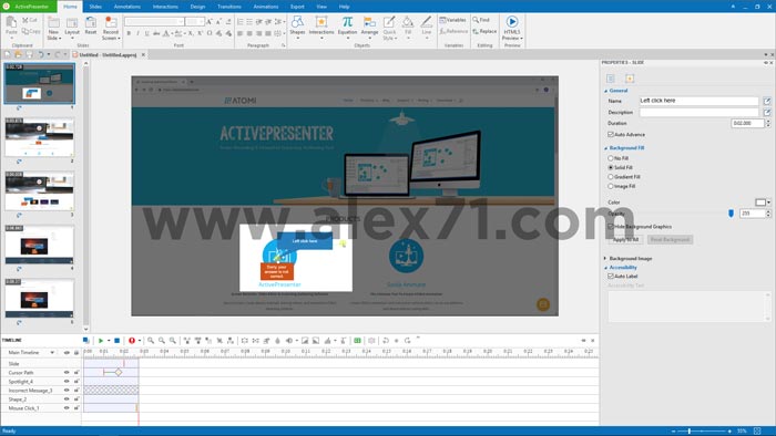 Baixe o crack completo do ActivePresenter Pro gratuitamente