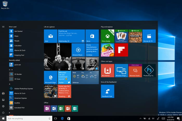 Atualização final da versão completa do Windows 10