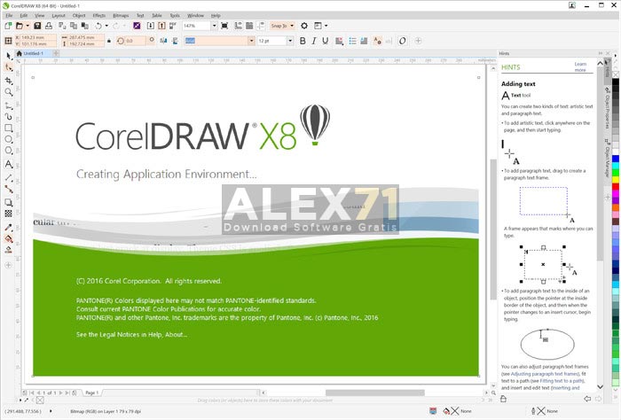 Baixe CorelDraw X8 portátil Google Drive