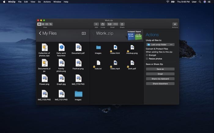 Download grátis Winzip Mac Pro completo