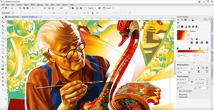 Download grátis CorelDraw 2020 portátil Windows 64 bits