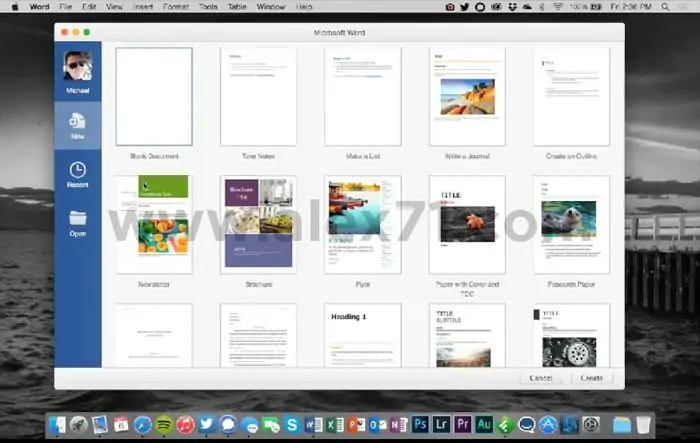 Baixe grátis o Office 2021 Mac mais recente crack completo