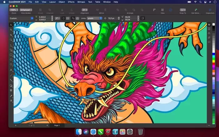 Baixe a versão completa do CorelDraw 2021 para Mac