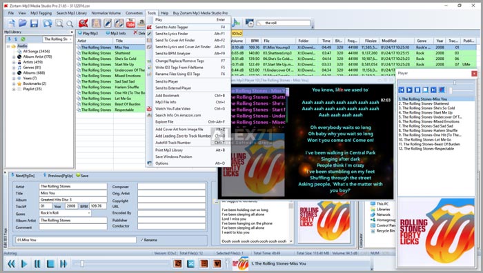 Download grátis Zortam MP3 Media Studio Pro crack completo