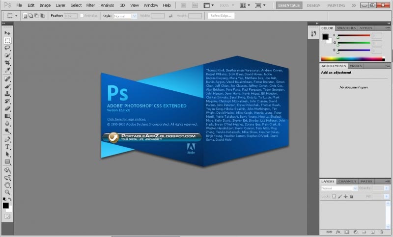 Mais recente Adobe Photoshop portátil CS5 gratuito