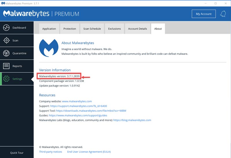 Baixe o Malwarebytes Anti Malware mais recente