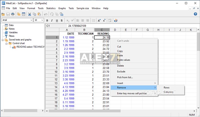 Baixe a versão completa do MedCalc gratuitamente