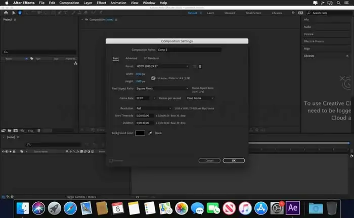 Baixe o crack completo mais recente do After Effects 2022 para Mac