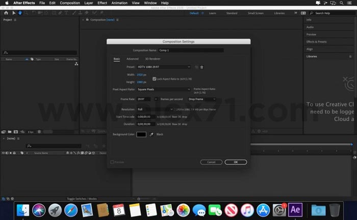 Baixe o crack completo mais recente do After Effects CC 2019 para Mac