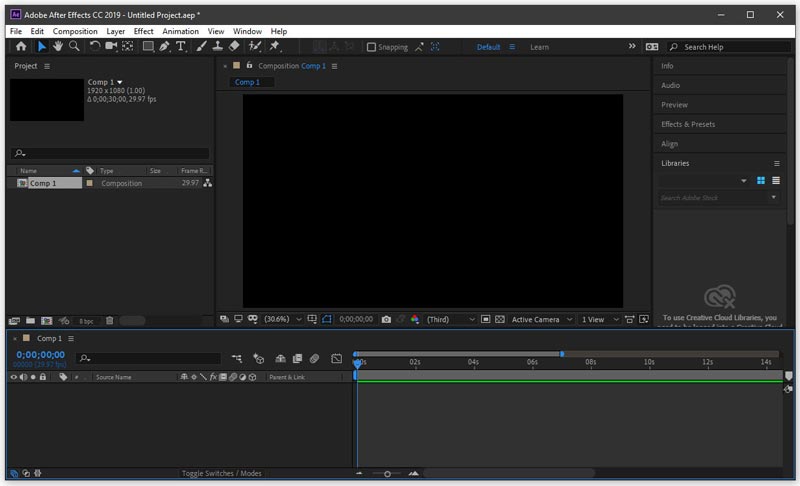 Baixe Adobe After Effects Portable CC 2019 Final gratuitamente