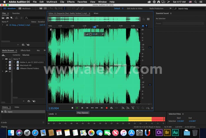 Download grátis Adobe Audition CC 2019 Mac Full Crack