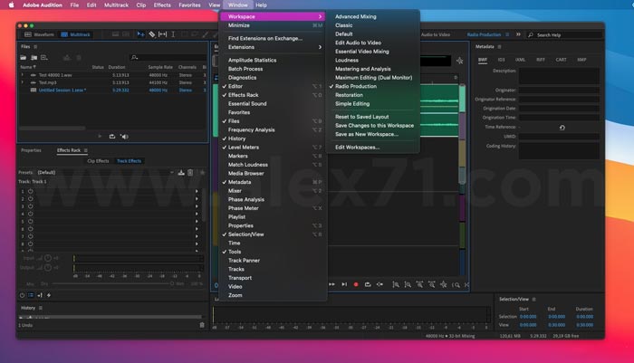 Baixe o crack completo mais recente do Adobe Audition CC 2019 para Mac