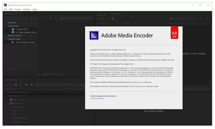 Adobe Media Encoder CC 2020 Full Crack Download grátis mais recente de 64 bits