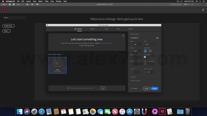 Baixe a versão completa mais recente do Indesign 2020 para Mac