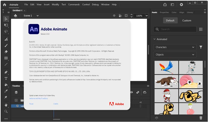 Download grátis da versão completa do Adobe Animate 2022