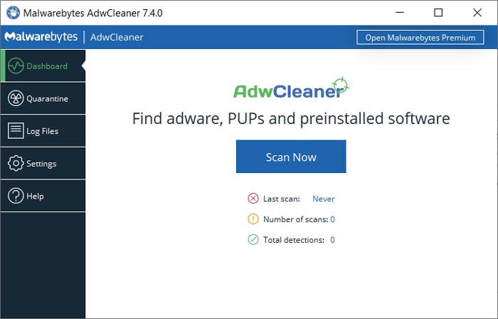 Download grátis da versão completa mais recente do Adwcleaner para PC