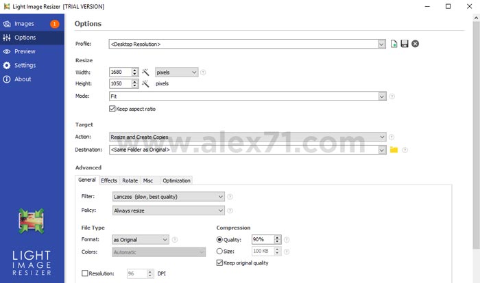 Download grátis Light Image Resizer Full Crack