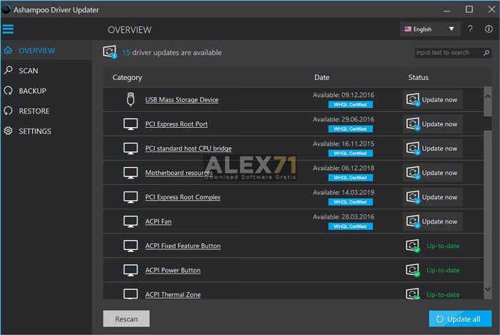 Baixe Ashampoo Driver Updater versão completa para PC Windows