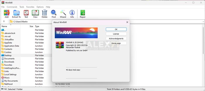 Download grátis do crack do Winrar