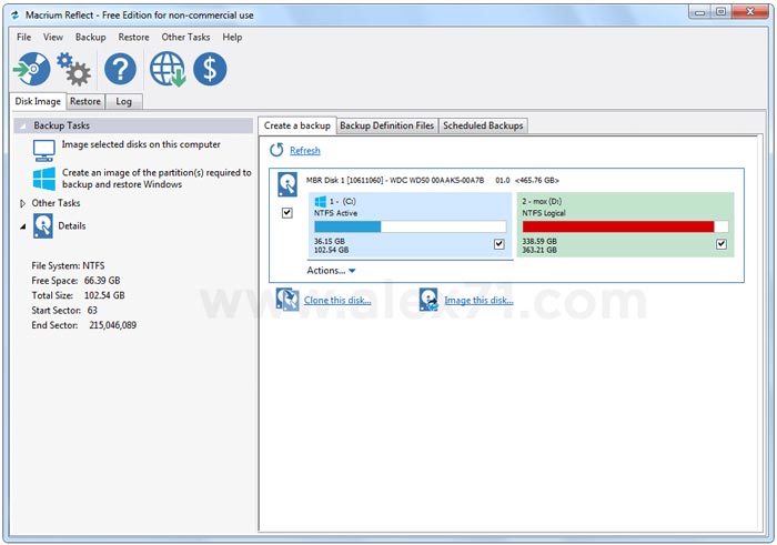 Download grátis Macrium Reflect versão completa de 64 bits