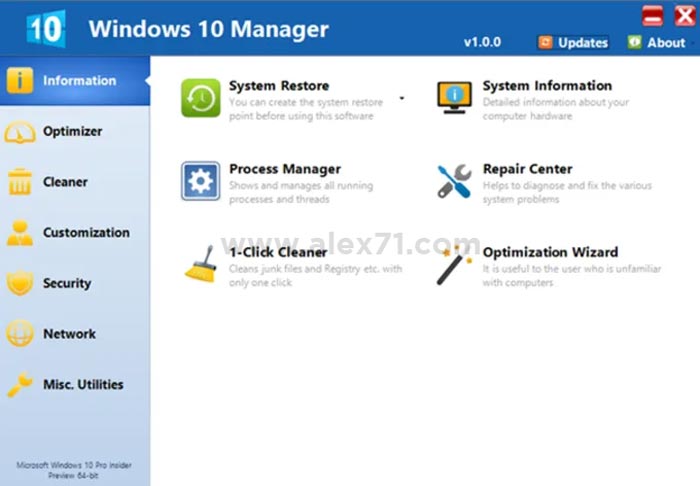 Baixe o ativador da versão completa do Windows 10 Manager